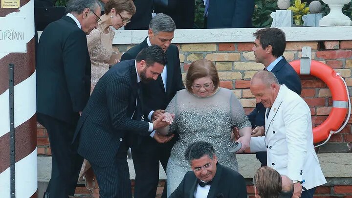 جورج کلونی عزادار شد+عکس جورج کلونی عزادار شد+عکس