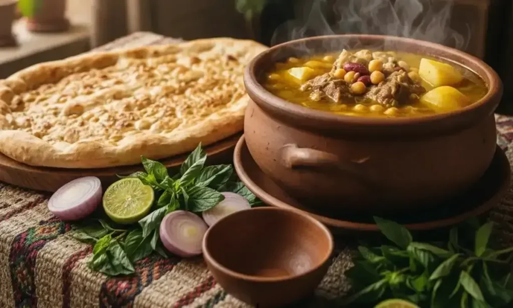 طرز تهیه آبگوشت سنتی به سبک اصیل ایرانی طرز تهیه آبگوشت سنتی به سبک اصیل ایرانی