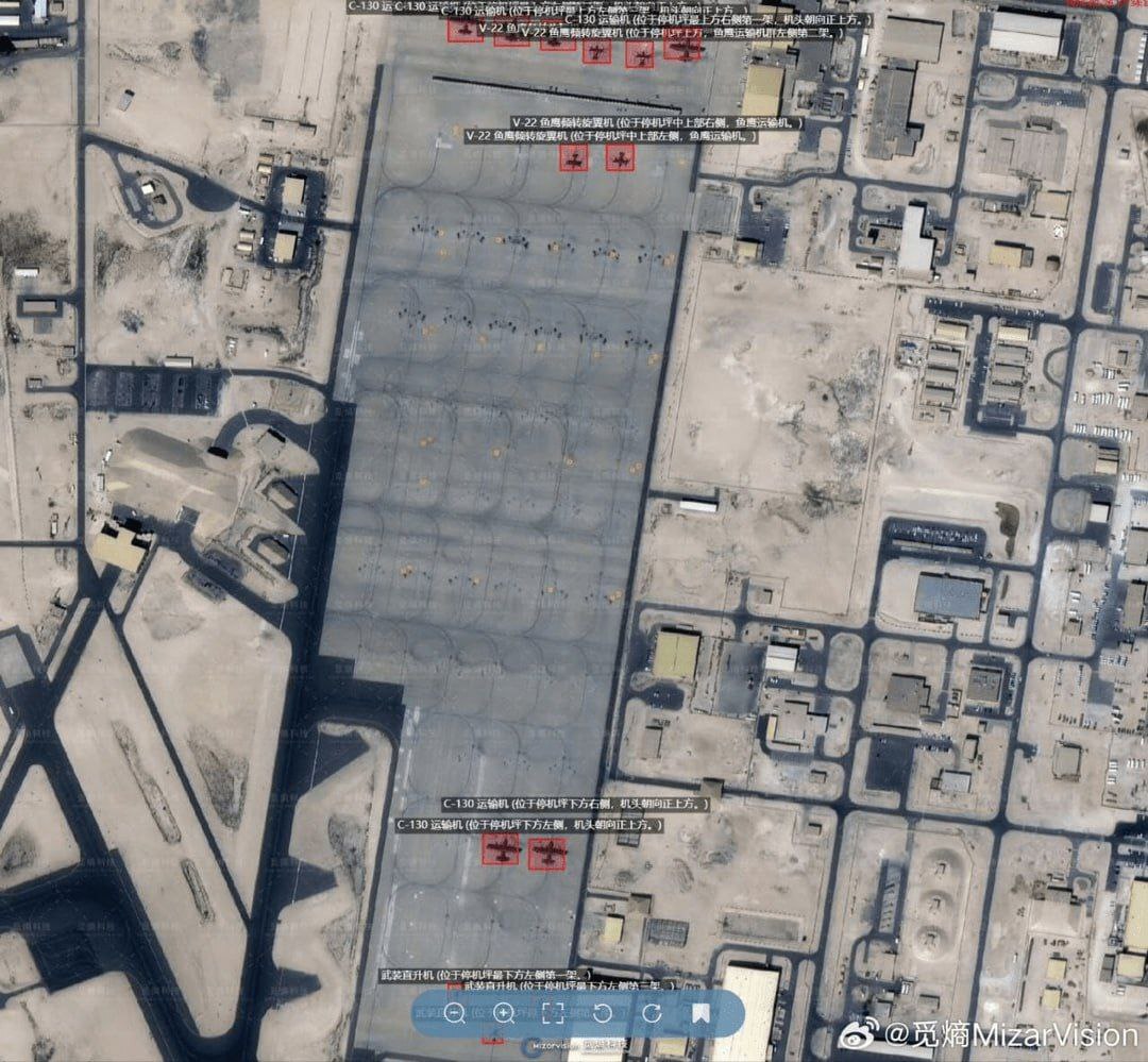 آمریکا عمده تجهیزات خود را از پایگاه العدید قطر خارج کرد آمریکا عمده تجهیزات خود را از پایگاه العدید قطر خارج کرد