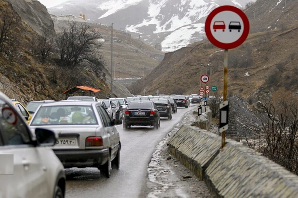 جاده چالوس دوطرفه شد جاده چالوس دوطرفه شد