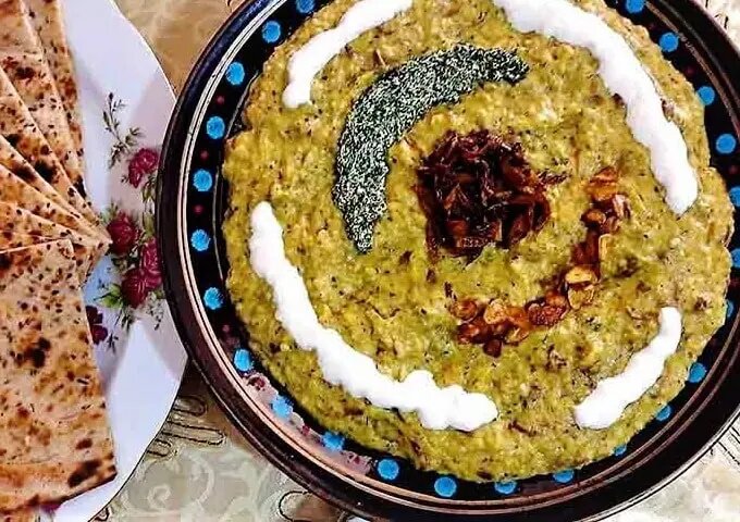 حلیم بادمجان مجلسی خوشمزه با برنج و گوشت حلیم بادمجان مجلسی خوشمزه با برنج و گوشت