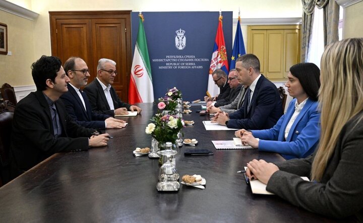 دیدار سفیر جدید جمهوی اسلامی ایران با وزیر خارجه صربستان دیدار سفیر جدید جمهوی اسلامی ایران با وزیر خارجه صربستان