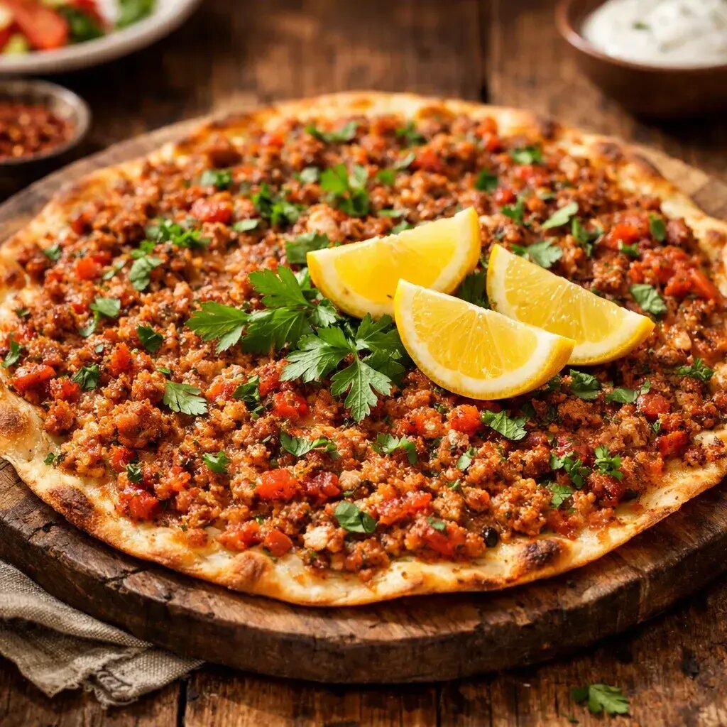 لاهماجون خوشعطر و ترد ؛ پیتزای گوشتی ارمنی