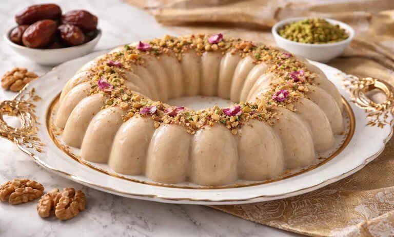 ۳ نوع دسر خرما با ژلاتین، گردو و شیر برای ماه رمضان ۳ نوع دسر خرما با ژلاتین، گردو و شیر برای ماه رمضان