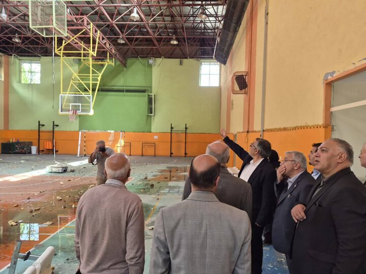 بازدید معاون وزیر علوم از بخشهای آسیبدیده دانشگاه شهیدبهشتی بازدید معاون وزیر علوم از بخشهای آسیبدیده دانشگاه شهیدبهشتی