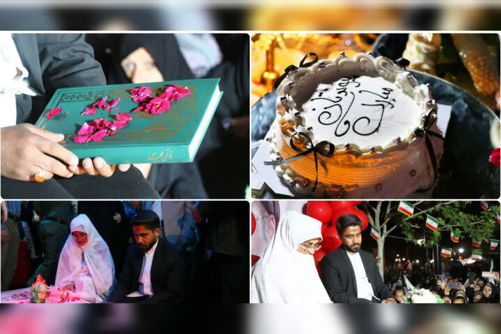 جشن ازدواج ۷ زوج مشهدی در تجمعات شبانه جشن ازدواج ۷ زوج مشهدی در تجمعات شبانه