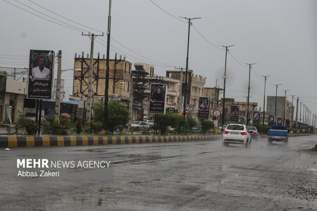 سامانه بارشی تا روز چهارشنبه در خوزستان فعال است سامانه بارشی تا روز چهارشنبه در خوزستان فعال است