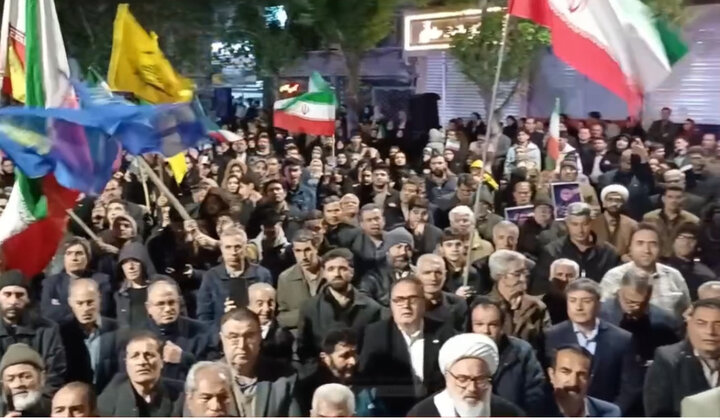 مردم گالیکش پای انقلاب ایستادهاند مردم گالیکش پای انقلاب ایستادهاند
