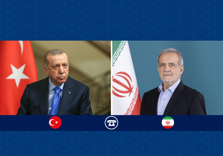 تأکید پزشکیان و اردوغان بر تداوم مساعی دیپلماتیک برای ثبات منطقه تأکید پزشکیان و اردوغان بر تداوم مساعی دیپلماتیک برای ثبات منطقه