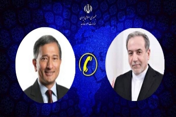 گفتگوی تلفنی وزیر امور خارجه ایران و سنگاپور گفتگوی تلفنی وزیر امور خارجه ایران و سنگاپور