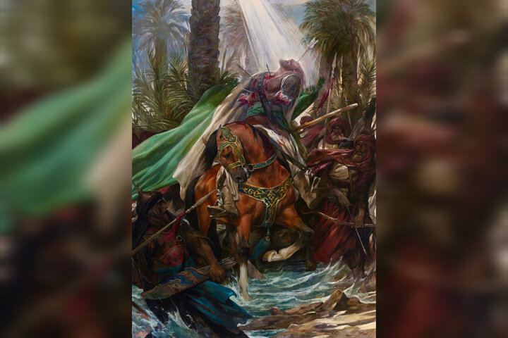 «آهن و آفتاب» روحالامین منتشر شد؛ نقشی از صحنه شهادت حضرت ابوالفضل(ع) «آهن و آفتاب» روحالامین منتشر شد؛ نقشی از صحنه شهادت حضرت ابوالفضل(ع)