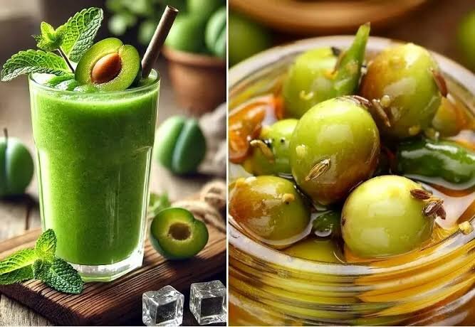 اسموتی گوجه سبز؛ نوشیدنی ترش و خنک برای روزهای گرم تابستان اسموتی گوجه سبز؛ نوشیدنی ترش و خنک برای روزهای گرم تابستان
