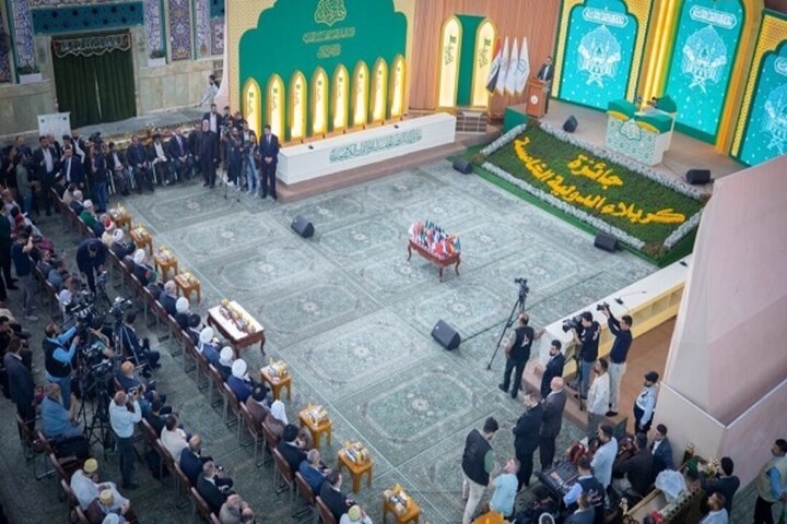 افتتاح هفته بینالمللی قرآن در کربلا افتتاح هفته بینالمللی قرآن در کربلا