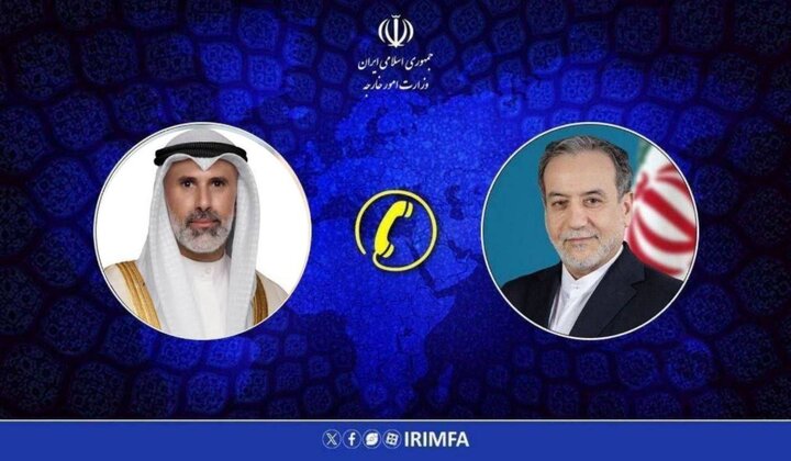 تماس تلفنی وزرای امور خارجه ایران و کویت تماس تلفنی وزرای امور خارجه ایران و کویت