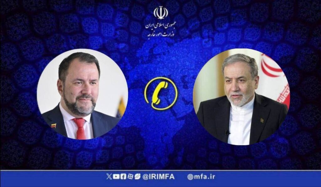 جزئیات گفتوگوی تلفنی عباس عراقچی با وزیر امور خارجه ونزوئلا جزئیات گفتوگوی تلفنی عباس عراقچی با وزیر امور خارجه ونزوئلا
