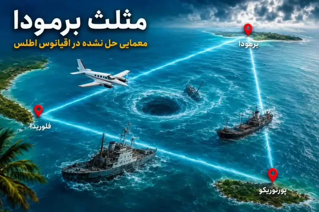 ۱۰ واقعیت باورنکردنی درباره مثلث برمودا / اسرارآمیزترین منطقه جهان کجاست؟ ۱۰ واقعیت باورنکردنی درباره مثلث برمودا / اسرارآمیزترین منطقه جهان کجاست؟
