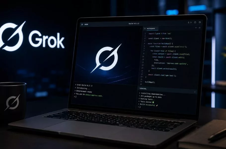 ابزار هوش مصنوعی کدنویسی Grok Build متنباز شد ابزار هوش مصنوعی کدنویسی Grok Build متنباز شد