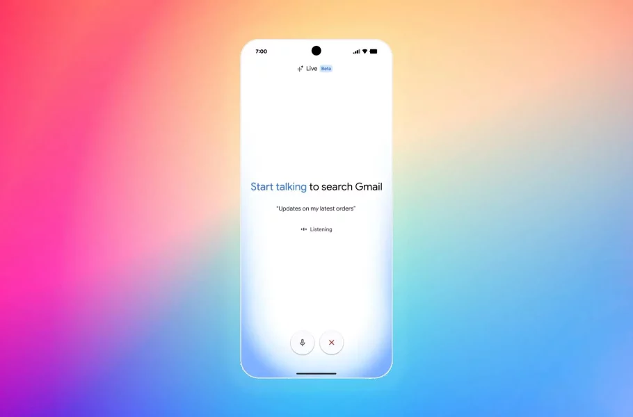 گوگل نسخه آزمایشی Gmail Live را برای جستجوی صوتی ایمیلها منتشر کرد گوگل نسخه آزمایشی Gmail Live را برای جستجوی صوتی ایمیلها منتشر کرد