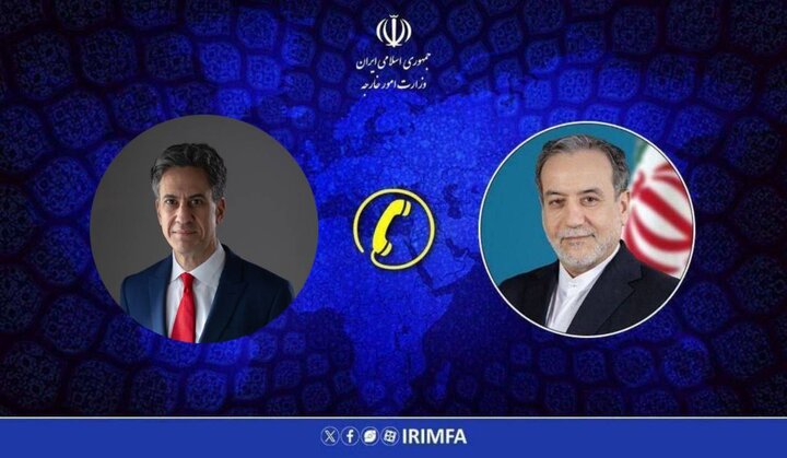 هشدار عراقچی به وزیر خارجه انگلیس درباره همکاری با متجاوزان هشدار عراقچی به وزیر خارجه انگلیس درباره همکاری با متجاوزان