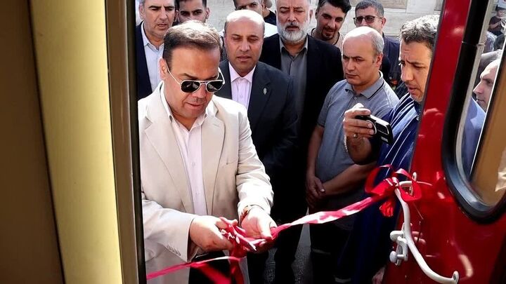 خط مستقیم قطار ورامین- مشهد افتتاح شد خط مستقیم قطار ورامین- مشهد افتتاح شد