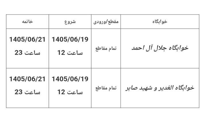 دانشگاه تهران درباره خوابگاهها اطلاعیه داد دانشگاه تهران درباره خوابگاهها اطلاعیه داد